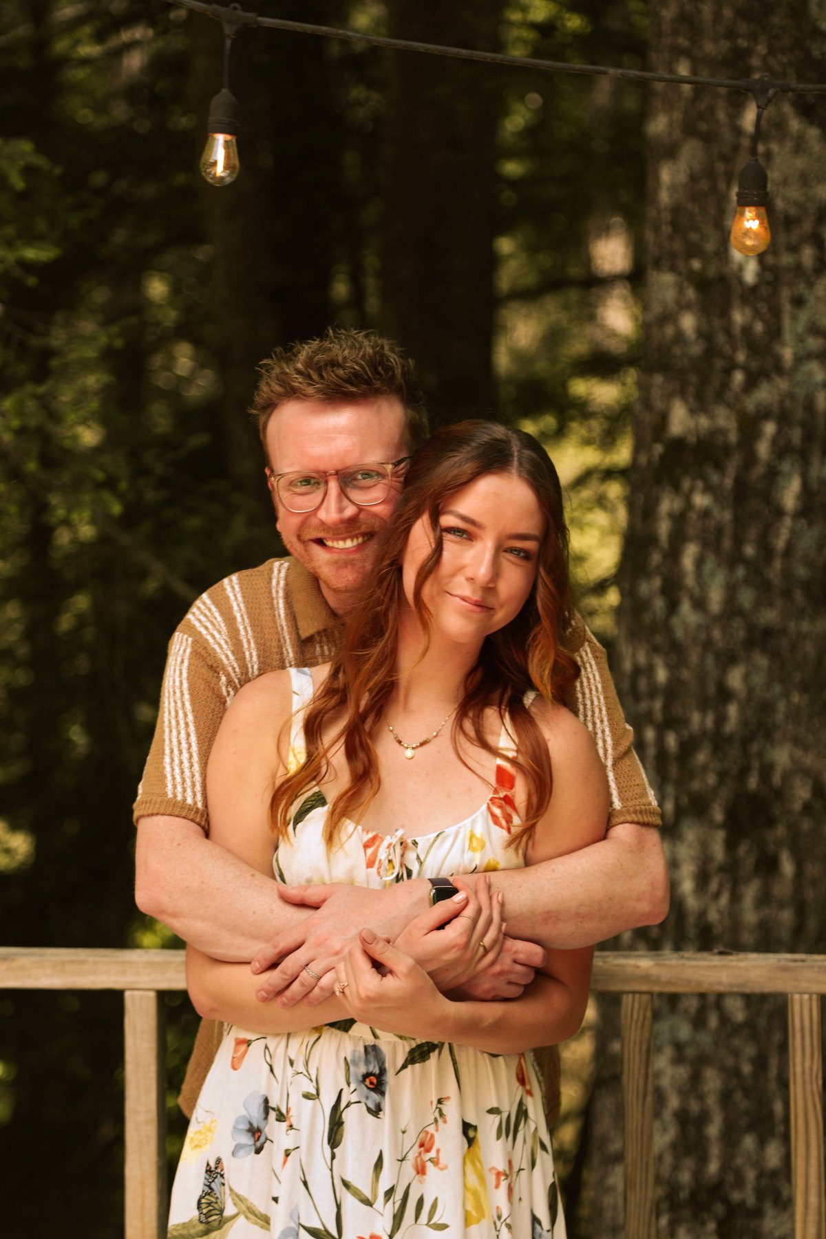 Warm couples portrait